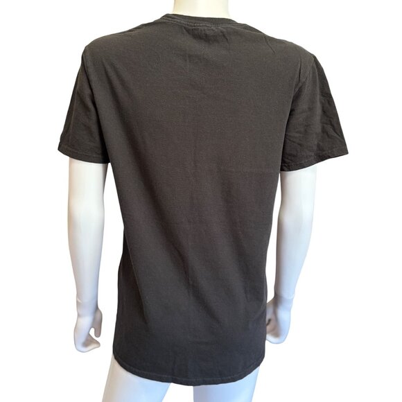 Disney Mickey Mouse Graphic Black T-Shirt 100% Cotton Unisex Size Medium - Picture 2 of 4